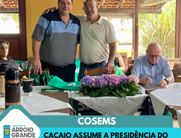 Cacaio assume a presidência do COSEMS